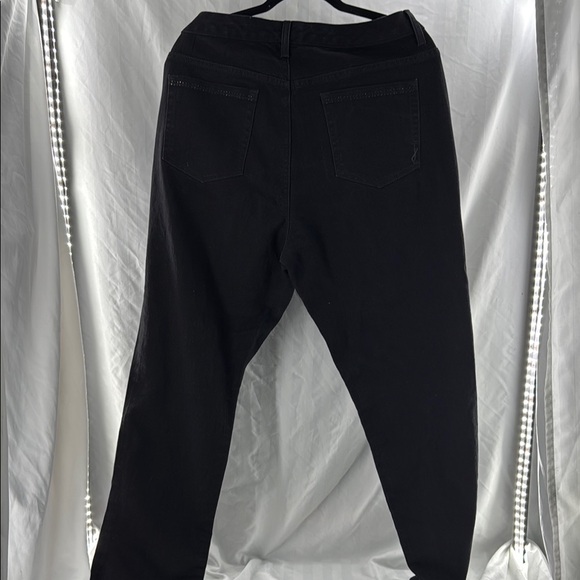 Jones New York Jeans Gramercy Curvy Black size 18W - Picture 3 of 10